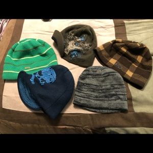 Lot of big boys winter hats